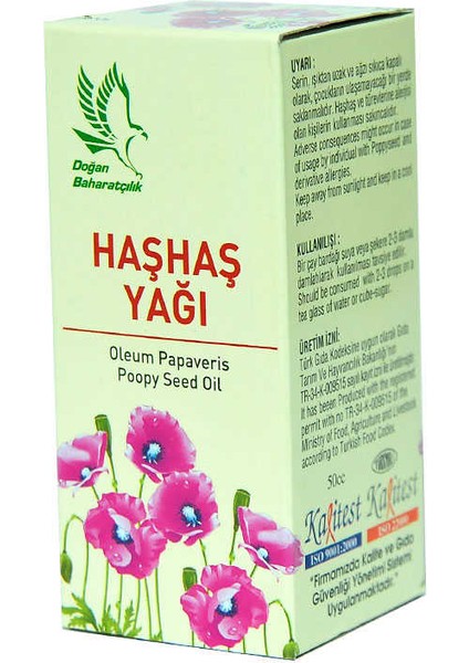 Haşhaş Yağı 50 cc modelleri