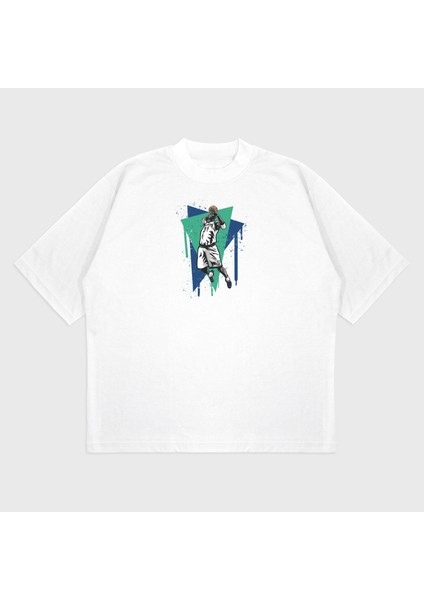 Oversize 'kevin Garnett' Baskılı T-Shırt fiyatları