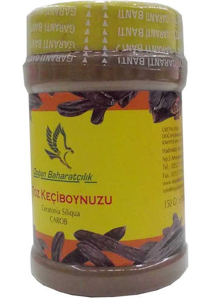 Keçiboynuzu Unu Harnup Unu Öğütülmüş Doğal Pet Şişe 150 gr fiyatları