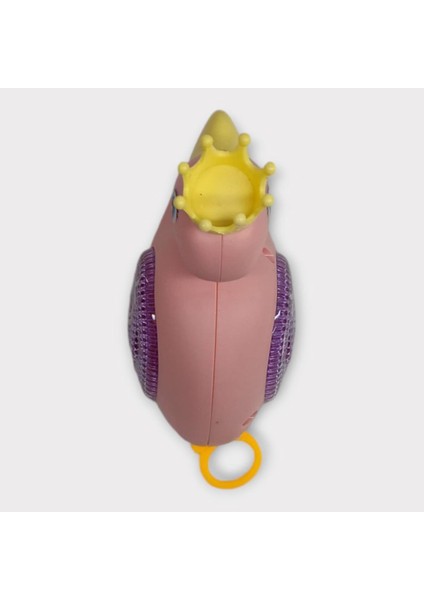 Kurmalı Işıklı Sevimli Flamingo - Pembe