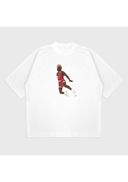 Oversize 'michael Jordan' Baskılı T-Shırt modelleri