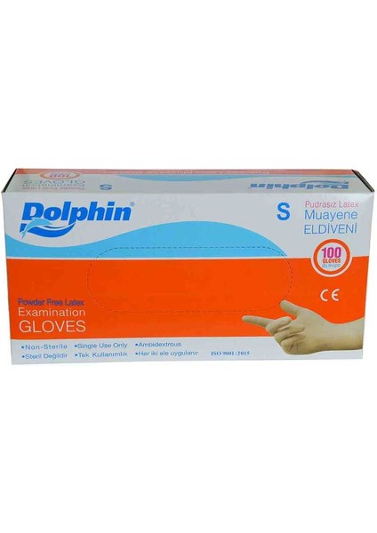 Angel Of Life Pudrasız Beyaz Latex Muayene Eldiveni Küçük Boy (S) 100 Lü Paket
