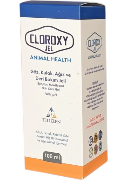 Cloroxy Jel Kedi Köpek Göz, Kulak, Ağız Ve Deri Bakım Jeli 100 Ml