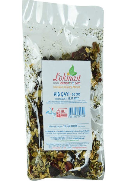 Bitkisel Karışık Osmanlı Çayı Kış Çayı 50 gr Paket