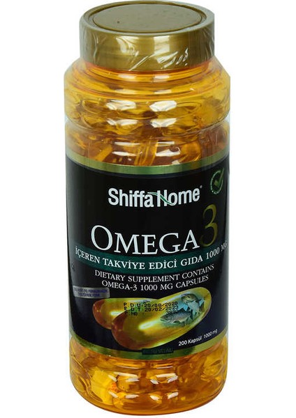 Shiffa Home Omega3 Yumuşak 1000 Mg x 200 Kapsül