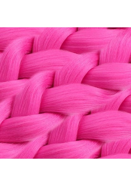 Sentetik Örgülük Saç 100 gr / Açık Fuşya