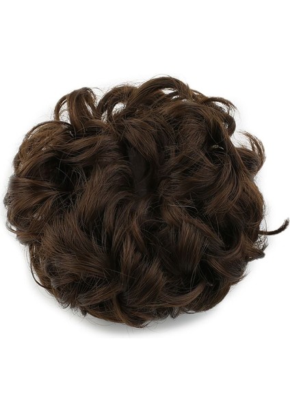 Yoğun Saçlı Lastikli Topuz Toka / Kumral fiyatları