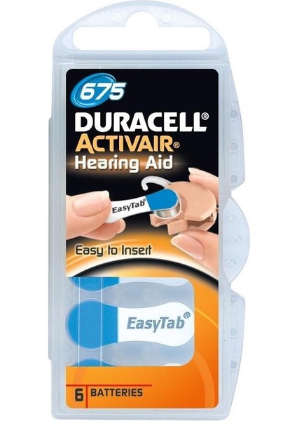 OEM Duracell NO:675 Işitme Cihazı Pili