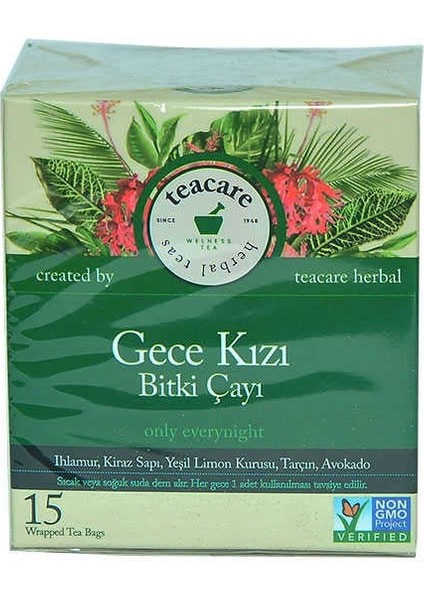 Gece Kızı Çayı 15 Süzen Poşet