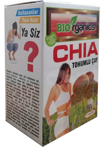 Chia Tohumlu Çay 60 Süzen Poşet