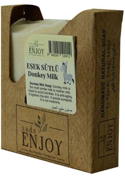 Eşek Sütlü Yüz, Vücut ve Saç Sabunu 100 gr