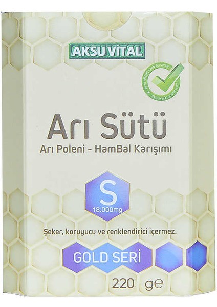 Arı Sütü Polen Bal Karışımı 18.000 Mg modelleri