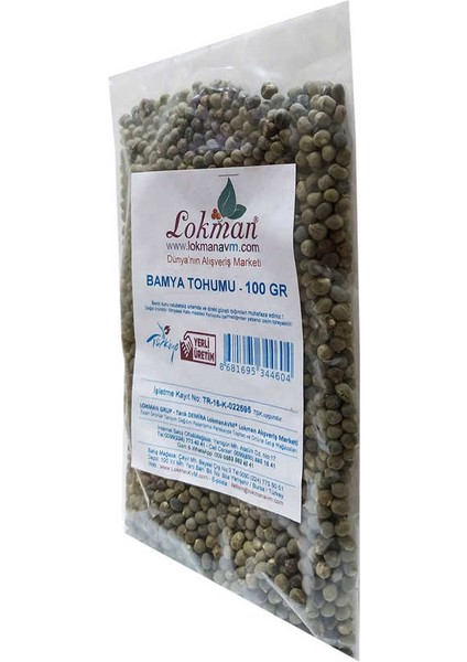 Bamya Tohumu 100 gr Paket modelleri