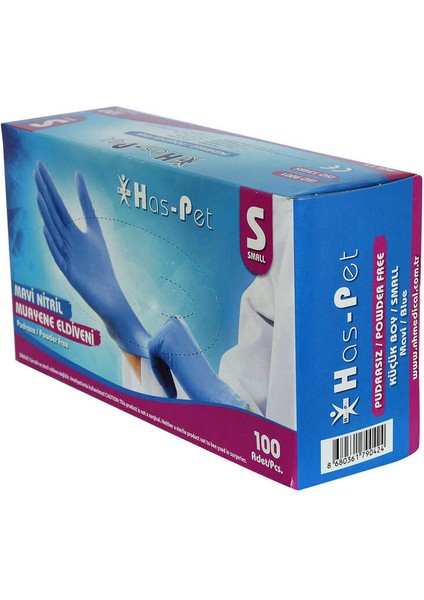 Angel Of Life Pudrasız Mavi Nitril Eldiven Küçük Boy (S) 100 Lü Paket fiyatları