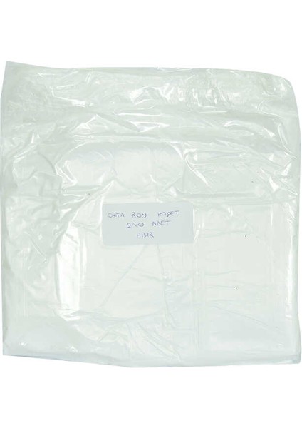 Ekonomik Orta Boy Atlet Hışır Poşet 43x25 cm Ince Beyaz 250 Adet 1 Paket fiyatları
