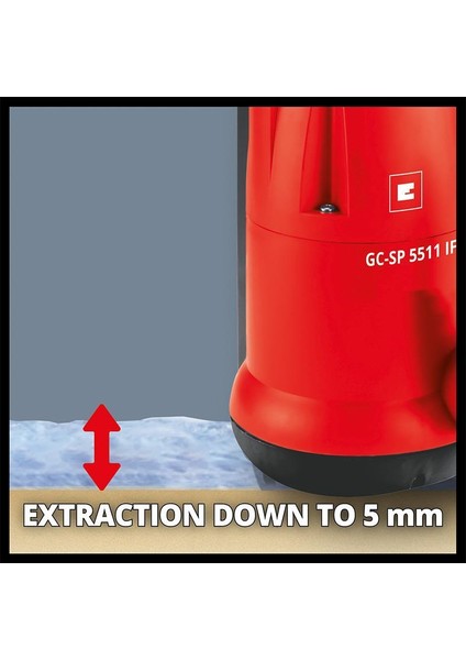 Einhell Gc Sp 5511 If Temiz Su Dalgıç Pompa