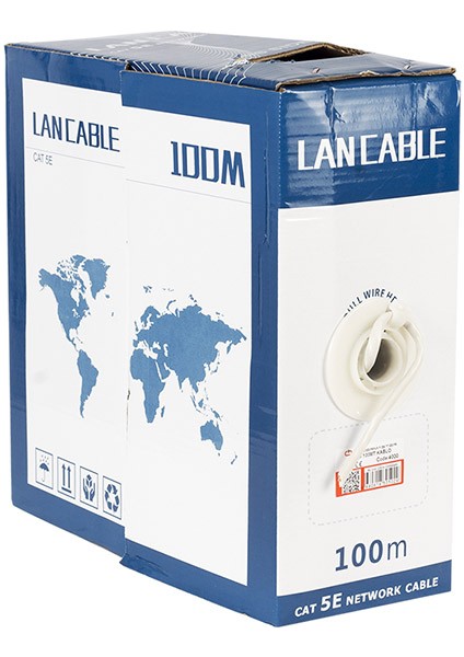 OEM Cat5 24 Awg Utp 100 Metre Kablo Powermaster