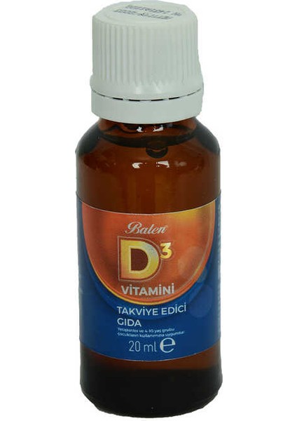 D3 Vitamini Takviye Edici Gıda 20 ml modelleri