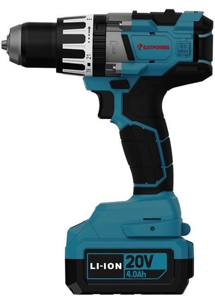 Cat Power 4210 Akülü Darbeli Vidalama 4,0 Ah Tek Akülü