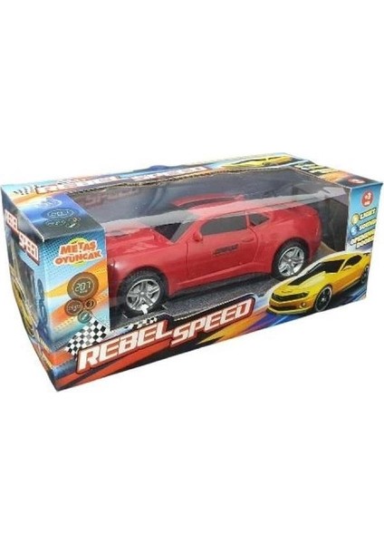 Çarp Dön Işıklı Sesli Camaro Kırmızı - CMR-063