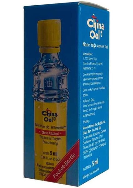 Çin Yağı 5 ml - Yüzde 100 Saf Doğal Nane Yağı fırsatları