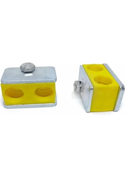 Hidrolik Boru Kelepçesi Ikiz Tip 22MM (Lisinya)