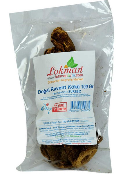 Doğal Ravent Kökü 100 gr Paket fiyatları