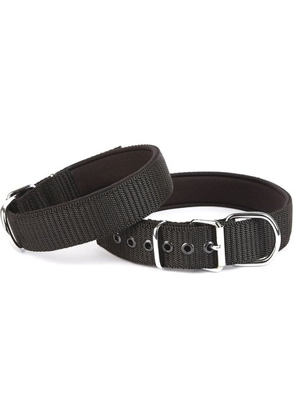 Seri Dokuma Köpek Boyun Tasması 5X60-70cm Siyah