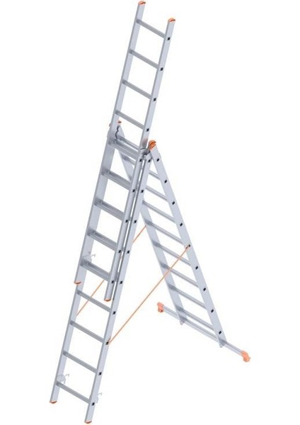 Saraylı 3x9 A Tipi Sürgülü Merdiven 7,41 Metre