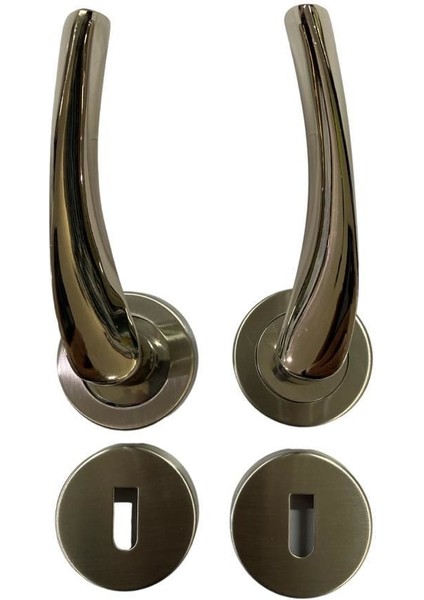 Angel Of Life Sofuoğlu Rozet Lerzan Nikel Saten Oda Kapı Kolu