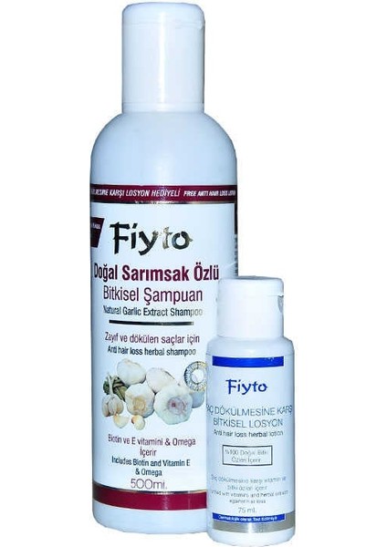 Doğal Sarımsak Özlü Şampuan 500 ml