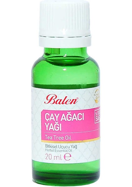 Çay Ağacı Yağı (Distilasyon) 20 ml Cam Şişe