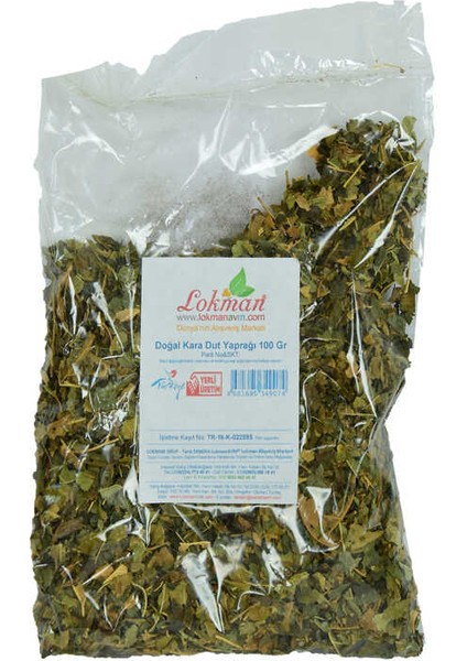 Kara Dut Yaprağı Doğal 100 gr Paket