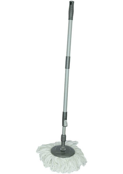 Spin Mop Temizlik Seti 360 Derece Döner Başlıklı Kova+Mop+Paspas+Sap Karışık Renk
