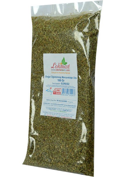 Mercanköşk Otu Öğütülmüş Doğal 100 gr Paket modelleri