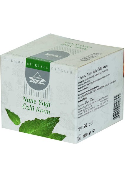 Nane Yağı Özlü Krem 50 cc