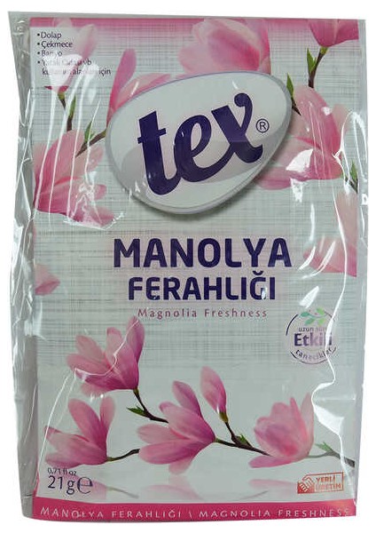 Dolap Çekmece Banyo Oda Kokusu Manolya Ferahlığı Askılı 21 gr 1 Paket fiyatları