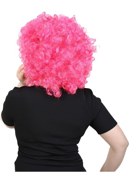 Animasyon Parti ve Palyaço Peruğu / Neon Pembe fırsatları