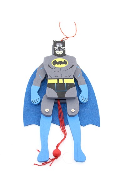 Ahşap Sallanan Batman Figürü