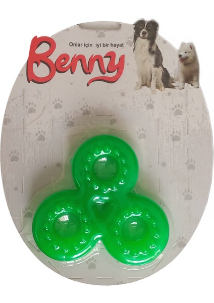 Benny Köpek Oyuncağı Üçlü Halka 9 x 9 cm Yeşil fiyatları