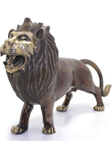 Metal Aslan Biblosu 60 cm