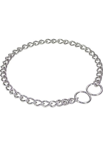 Eğitim Serisi Boğma Zincirli Köpek Boyun Tasması - 3,5X55-55cm - Stainless