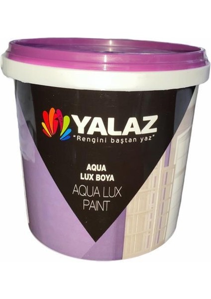 Yalaz Su Bazlı Mat Beyaz Iç Dış Boya 0,75 Litre