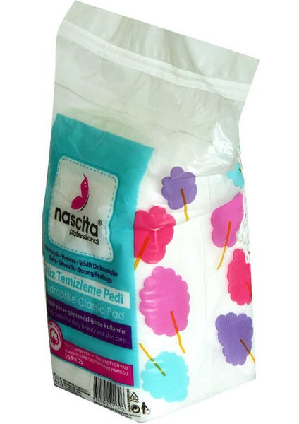 Yüz ve Göz Temizleme Pedi Pamuk Kare 50 Li Paket fiyatları