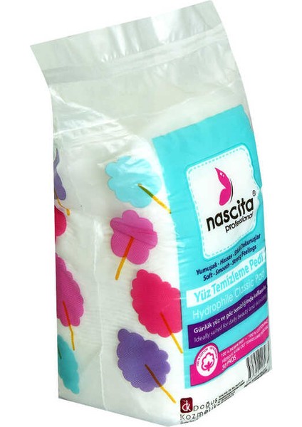 Yüz ve Göz Temizleme Pedi Pamuk Kare 50 Li Paket modelleri