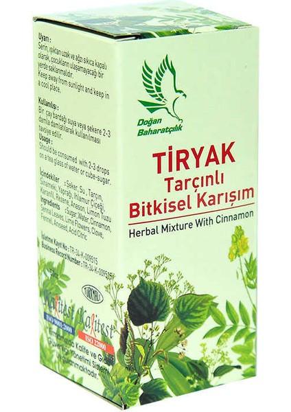 Tiryak Tarçınlı Bitkisel Karışım 50 cc fırsatları