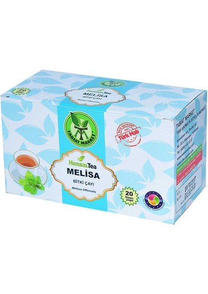 Melisa Bitki Çayı 20 Süzen Poşet