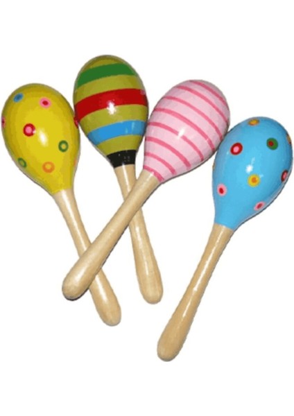 Renkli Ahşap Marakas Boncuklu Ritim Çıngırağı Çocuklar Için Eğitici ve Eğlenceli Müzik Aleti ( Lisinya ) modelleri