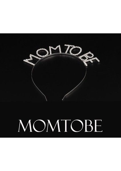 Kristal Taşlı Gümüş Renk Mom To Be Tacı Anne Tacı fiyatları