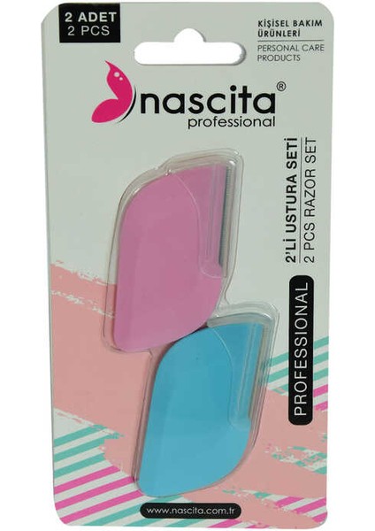 Profesyonel 2'li Kaş Usturası Seti 1 Paket